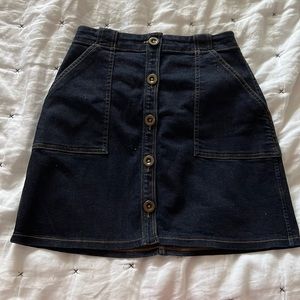 Banana Republic denim mini skirt